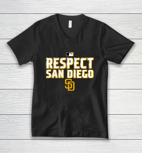 Respect San Diego Padres V-Neck T-Shirt
