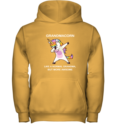 Unicorn Grandmacorn Dabbing Like A Normal Grandma But More Awesome Youth Hoodie