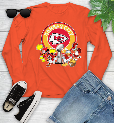 Kansas City Chiefs super bowl 2019 2020 mickey mouse minnie mouse donald duck daisy duck football shirt 125
