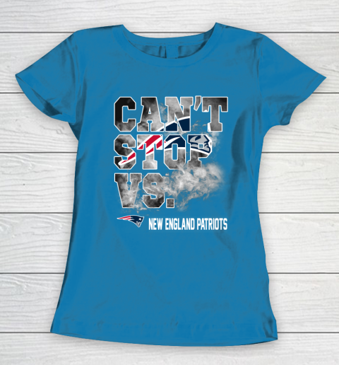 NFL New England Patriots Can't Stop Vs Women's T-Shirt 6
