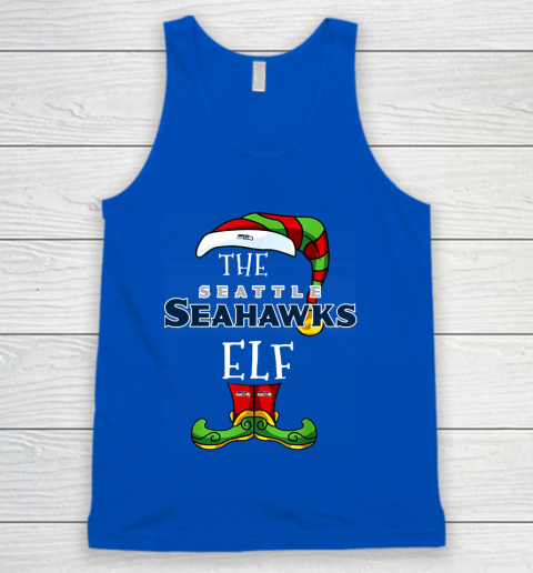 Seattle Seahawks Christmas ELF Funny NFL Tank Top 4