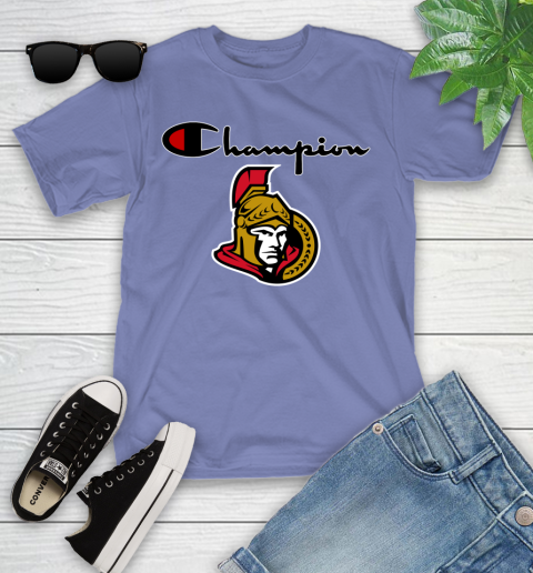 NHL Hockey Ottawa Senators Champion Shirt Youth T-Shirt 12