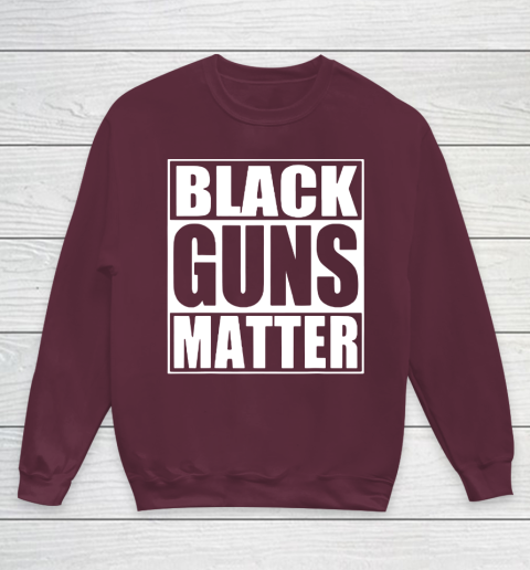 Black Guns Matter Youth Sweatshirt 4
