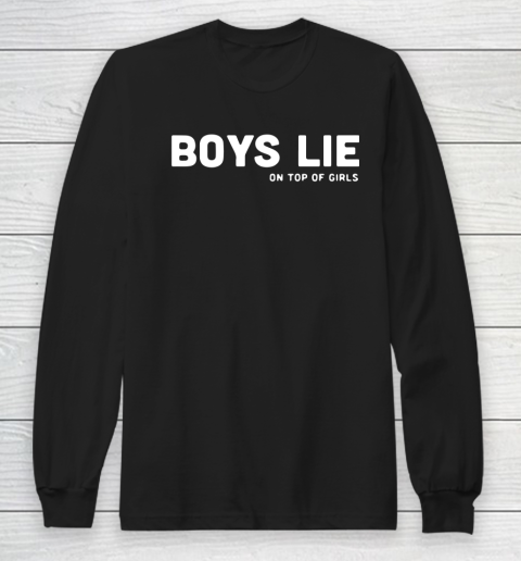 Boys Lie On Top Of Girls Long Sleeve T-Shirt