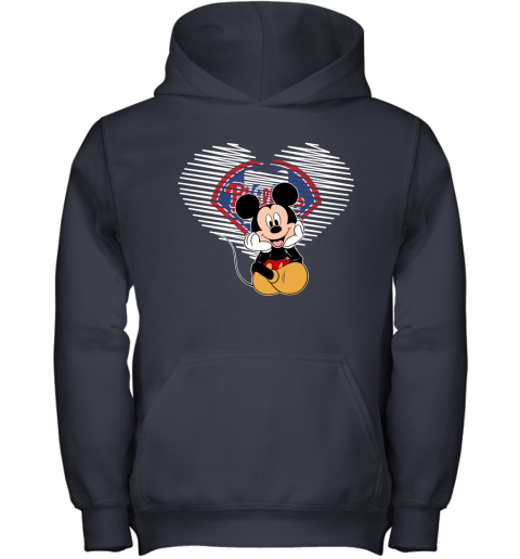 MLB Philadelphia Phillies The Heart Mickey Mouse Disney Baseball T Shirt HCNJ9NGWyQR youth hoodie 43 95 151514 front navy
