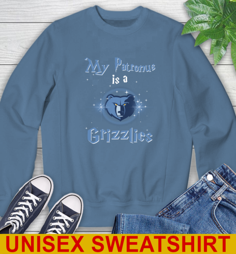 NBA Basketball Harry Potter My Patronus Is A Memphis Grizzlies Sweatshirt 10