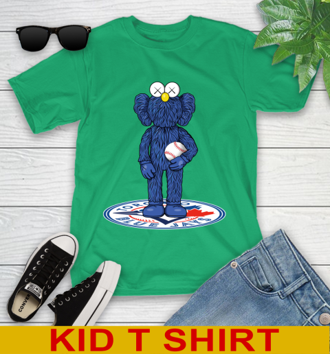 MLB Baseball Toronto Blue Jays Kaws Bff Blue Figure Shirt Youth T-Shirt 6