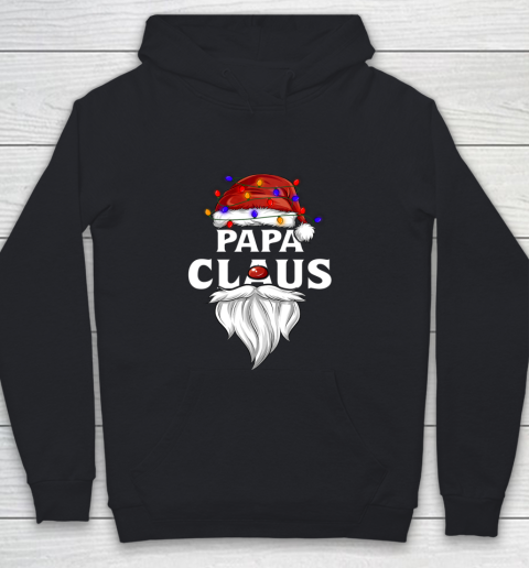 Papa Claus Shirt Christmas Pajama Family Matching Xmas Youth Hoodie