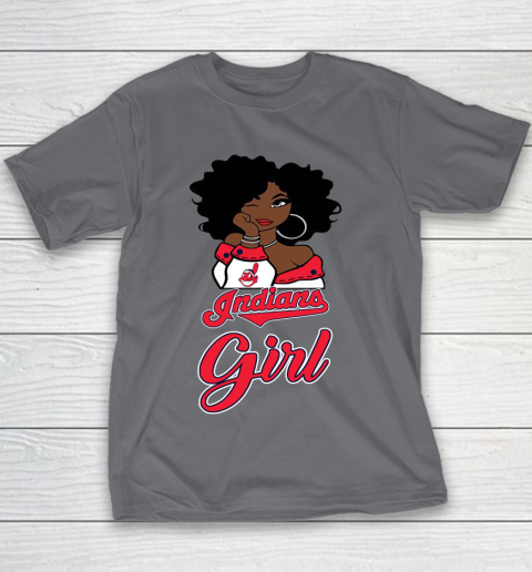 Cleveland Indians Girls Girl MLB Youth T-Shirt 8
