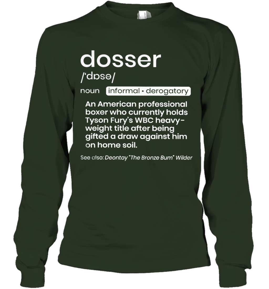 tyson fury dosser t shirt