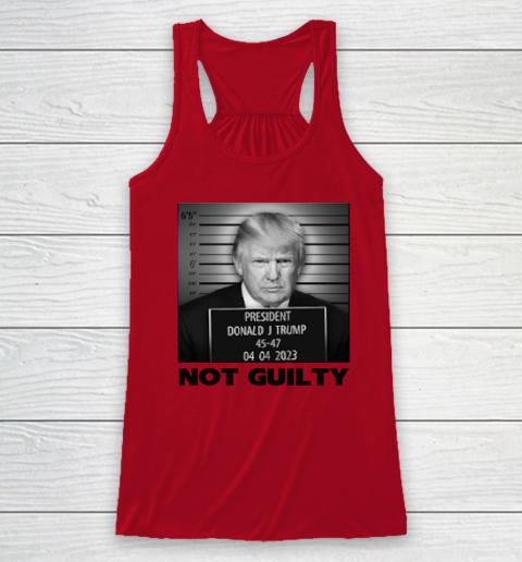 Trump Not Guilty Racerback Tank - Image 4