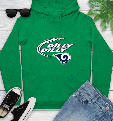 NFL Los Angeles Rams Dilly Dilly Football Sports Youth Hoodie 7