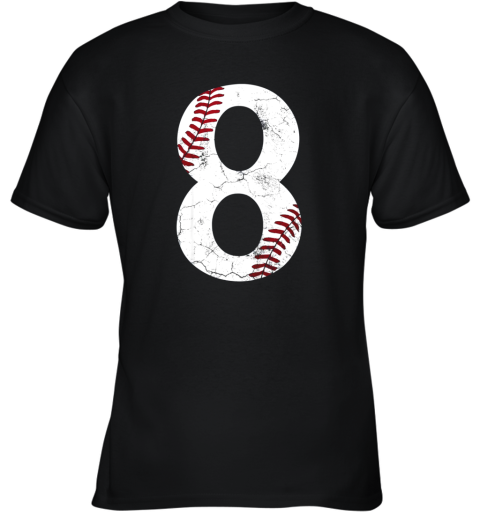 Happy Birthday 8th 8 Year Old Baseball Gift Boys Eight 2012 Youth T-Shirt