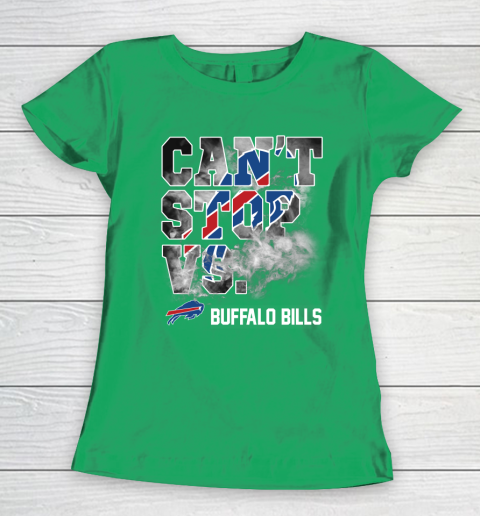 NFL Buffalo Bills Can't Stop Vs Women's T-Shirt 5