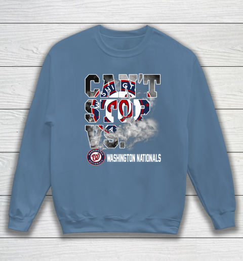MLB Washington Nationals Baseball Can't Stop Vs Nationals Sweatshirt 6