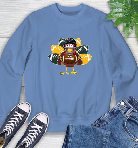 Green Bay Packers Turkey Thanksgiving Day Sweatshirt 11