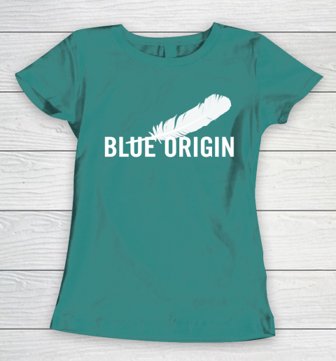 Blue Origin  All White Women's T-Shirt 10