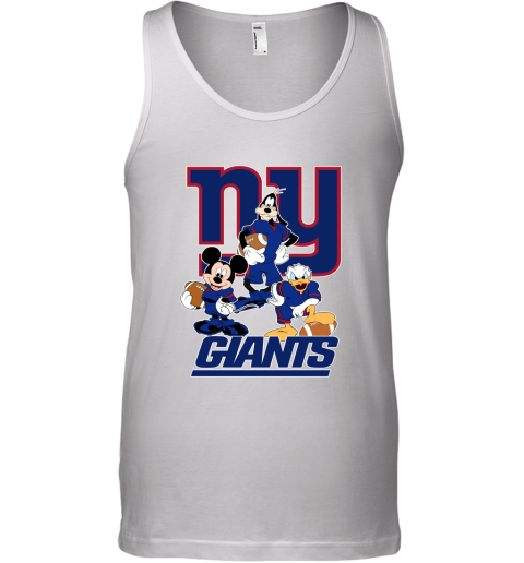 Mickey Donald Goofy The Three New York Giants Football Tank Top