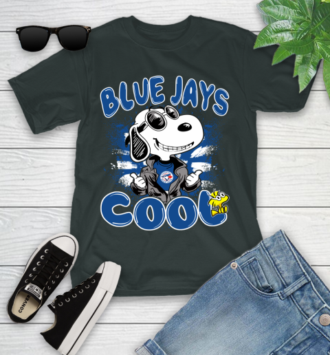MLB Baseball Toronto Blue Jays Cool Snoopy Shirt Youth T-Shirt 5