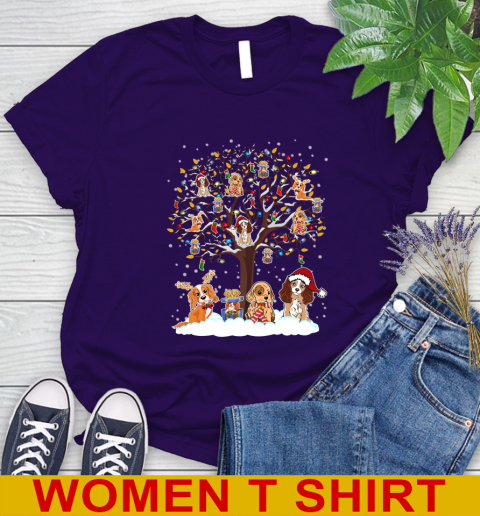 Coker spaniel dog pet lover christmas tree shirt 88