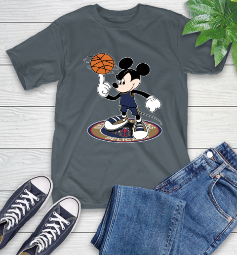 NBA Basketball New Orleans Pelicans Cheerful Mickey Disney Shirt T-Shirt 7