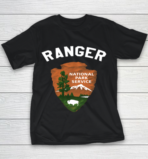 U S National Park Ranger T Shirt Camping Hiking Youth T-Shirt