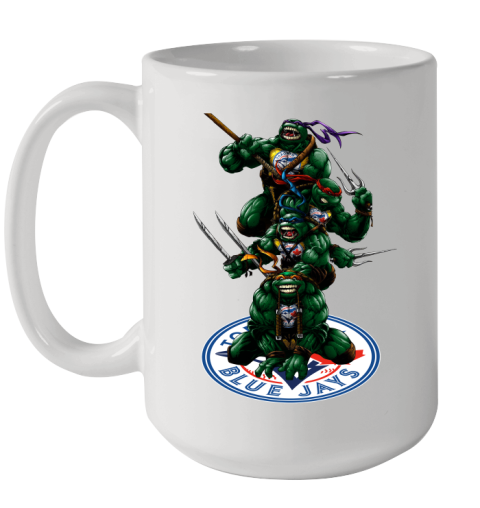 MLB Baseball Toronto Blue Jays Teenage Mutant Ninja Turtles Shirt Ceramic Mug 15oz