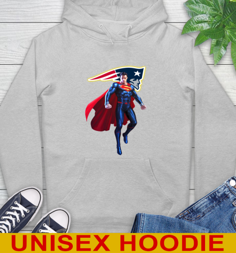 NFL Superman DC Sports Football New England Patriots Hoodie 6