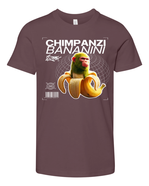 の 人気アイテムランキング banana monkey Bananini Chimpanzi Premium T-shirt Youth ポップス+ロック(邦楽)