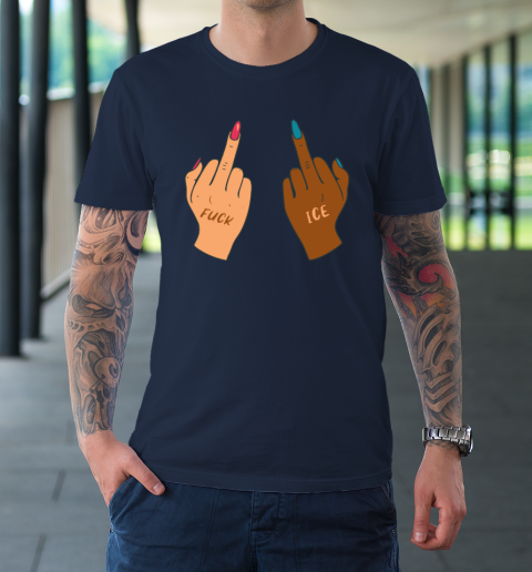 Fuck Ice Middle Fingers Protect Immigrants Anti Ice T-Shirt 2