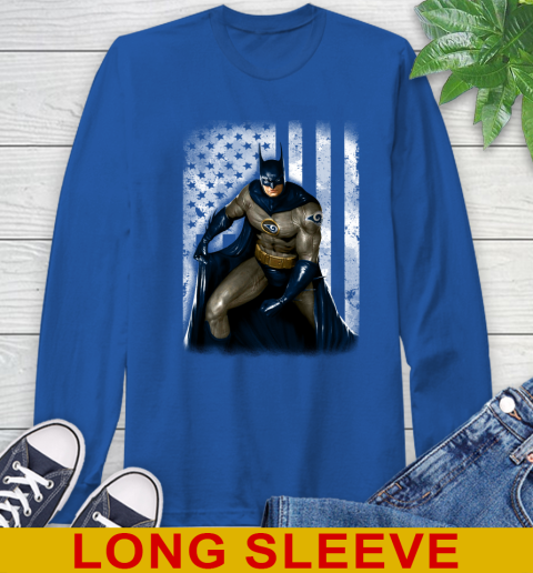 Los Angeles Rams NFL Football Batman DC American Flag Shirt Long Sleeve T-Shirt 11