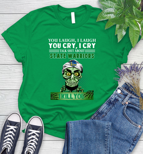 NBA Talk Shit About Golden State Warriors I Kill You Achmed The Dead Terrorist Jeffrey Dunham Basketball Women's T-Shirt 9