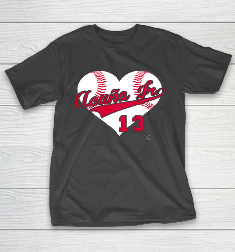 Ronald Acuna Jr Baseball Heart Gameday T-Shirt