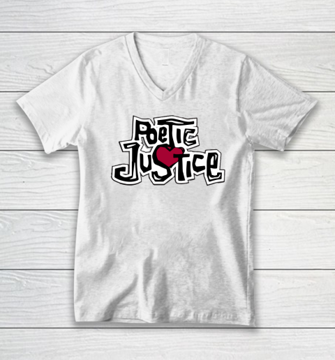 Poetic Justice V-Neck T-Shirt