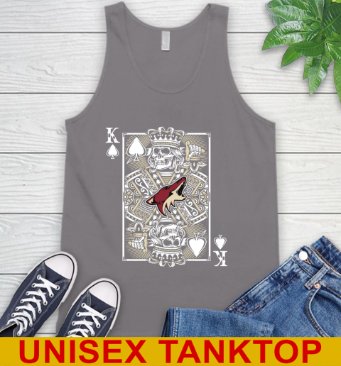 Arizona Coyotes NHL Hockey The King Of Spades Death Cards Shirt Tank Top 6