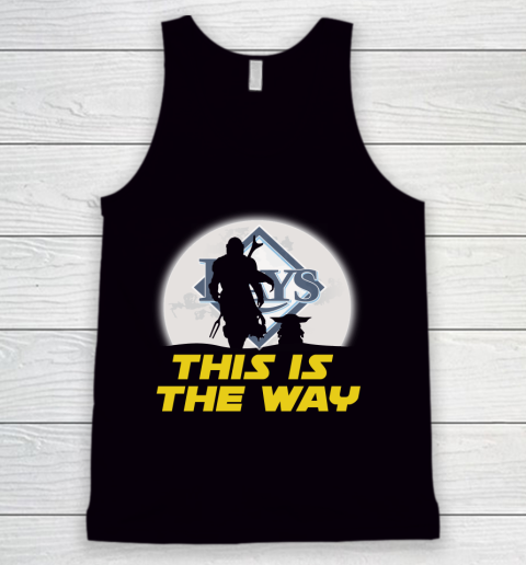 Tampa Bay Rays MLB Baseball Star Wars Yoda And Mandalorian This Is The Way Tank Top