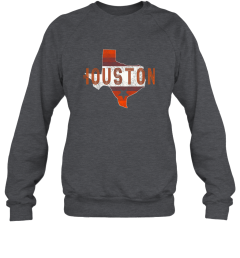 80nn new houston retro baseball shirtvintage houston baseball sweatshirt 35 front dark heather