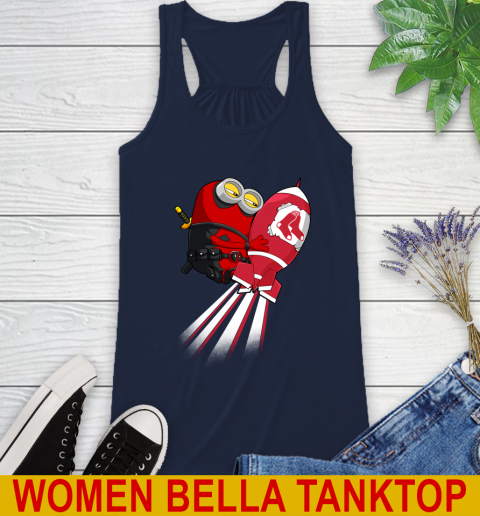 MLB Baseball Boston Red Sox Deadpool Minion Marvel Shirt Racerback Tank 9
