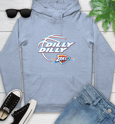 NBA Oklahoma City Thunder Dilly Dilly Basketball Sports Youth Hoodie 10