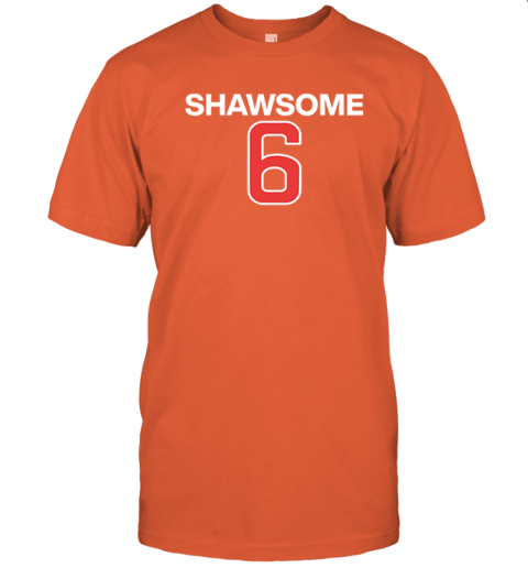 tqtn shawsome matt shaw premium classic t shirt 2 front orange