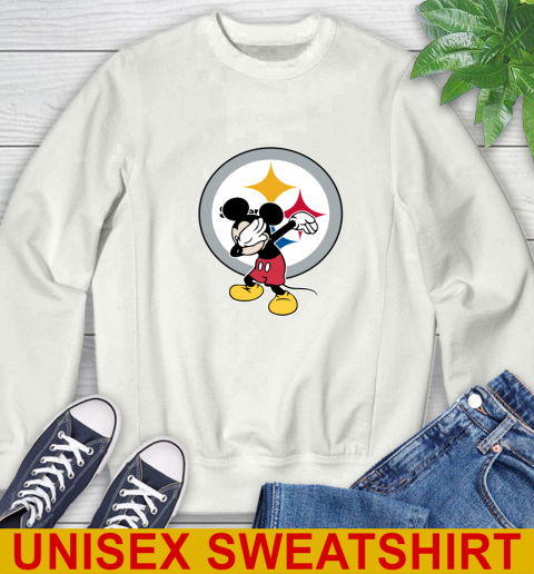 Pittsburgh Steelers NFL Football Dabbing Mickey Disney Sports Sweatshirt