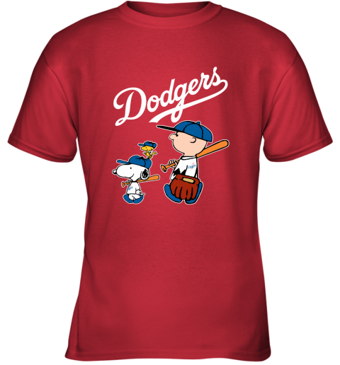 Los Angeles Dodgers Let's Play Baseball Together Snoopy MLB Shirt
