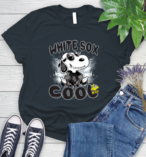 MLB Baseball Chicago White Sox Cool Snoopy Shirt Women's T-Shirt 6