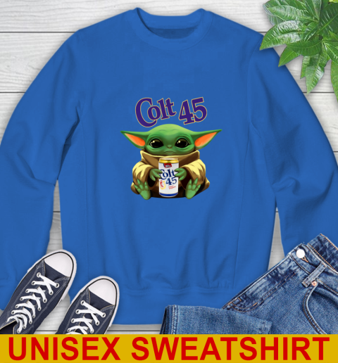 Star Wars Baby Yoda Hugs Colt 45 Beer Shirt 33
