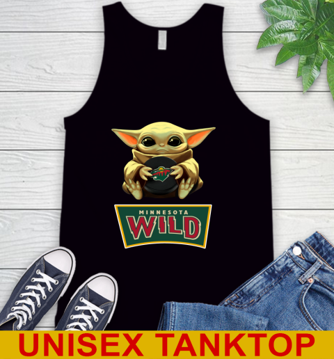 NHL Hockey Minnesota Wild Star Wars Baby Yoda Shirt 71