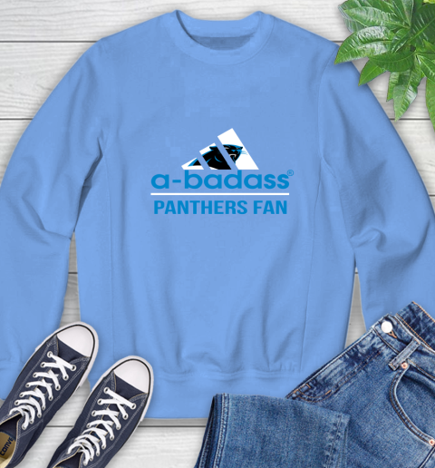 Carolina Panthers NFL Football A Badass Adidas Adoring Fan Sports Sweatshirt 11