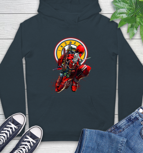 NBA Deadpool Marvel Comics Sports Basketball Indiana Pacers Hoodie 7