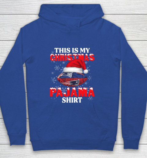 New England Patriots This Is My Christmas Pajama Shirt NFL Youth Hoodie 6