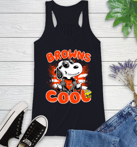 NFL Football Cleveland Browns Cool Snoopy Shirt Racerback Tank 7
