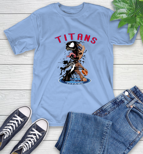 NFL Tennessee Titans Football Venom Groot Guardians Of The Galaxy T-Shirt 11